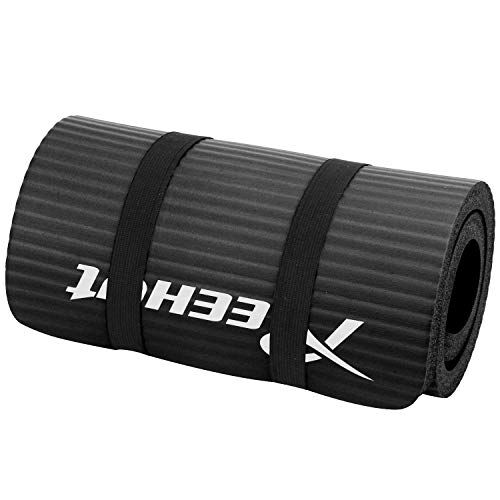 REEHUT Exercise Mat Yoga Knee Pad Elbow Pad 15mm Thick with Strap Mini Mat Cushion Pressure Points for Fitness Pilates Flooring Supplies