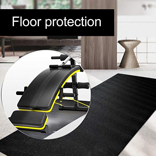 Large exercise deals mat protect carpet
